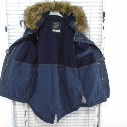 Damenparka Superdry. Dunkelblau. M. Gebraucht. Gut