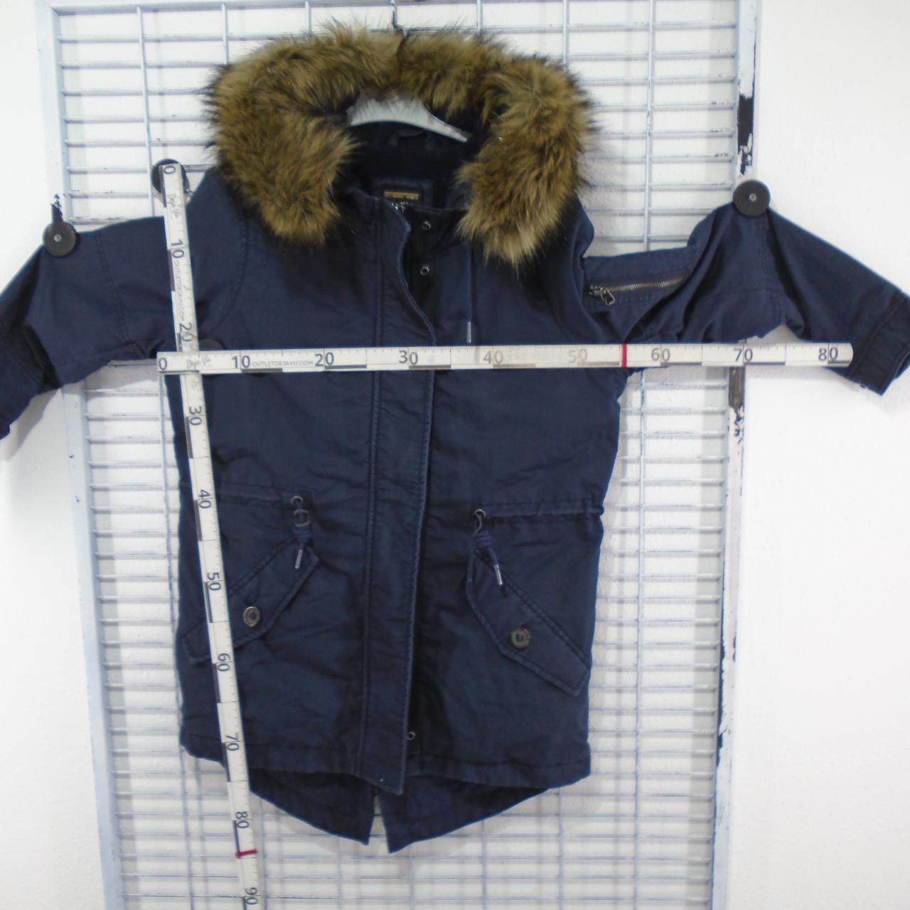 Damenparka Superdry. Dunkelblau. M. Gebraucht. Gut