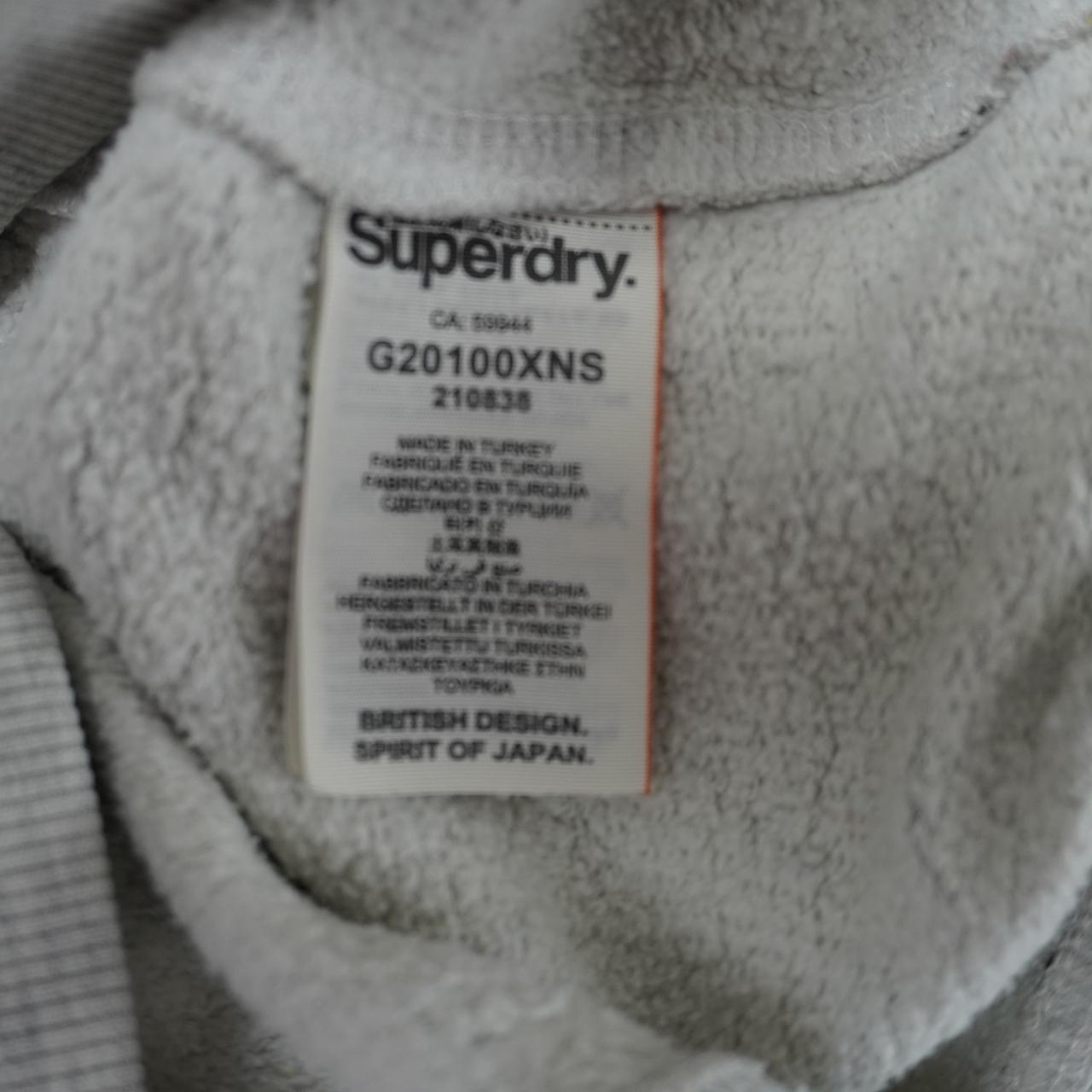 Women's Hoodie Superdry. Grey. XL. Used. Good