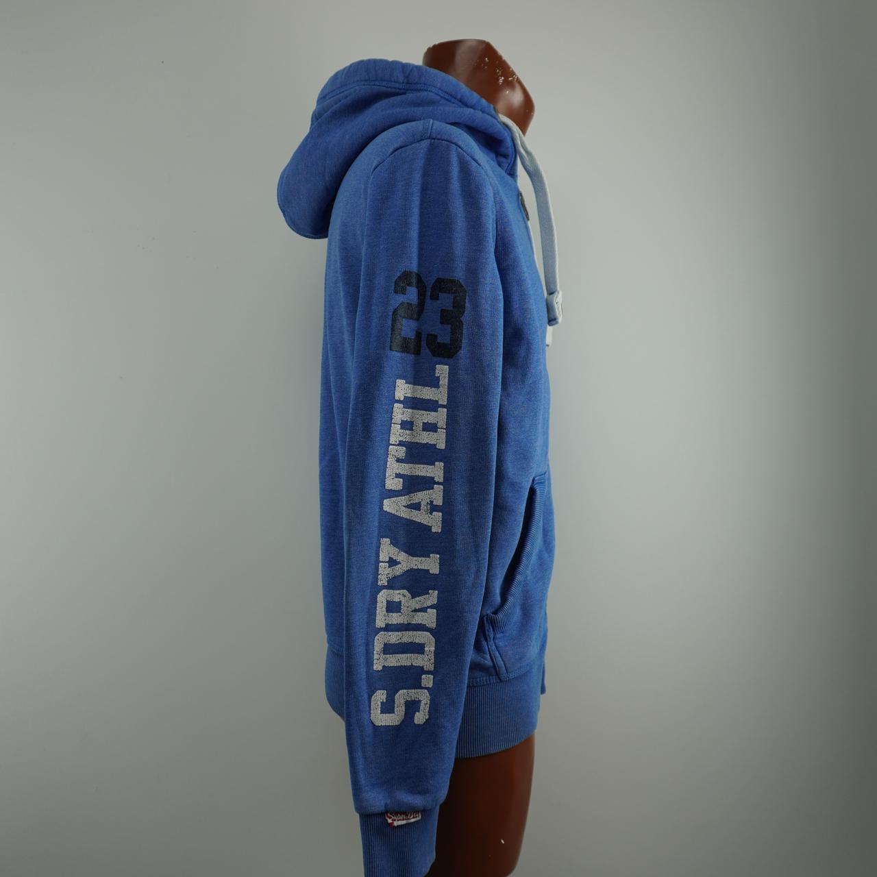 Men's Hoodie Superdry. Blue. M. Used. Satisfactory