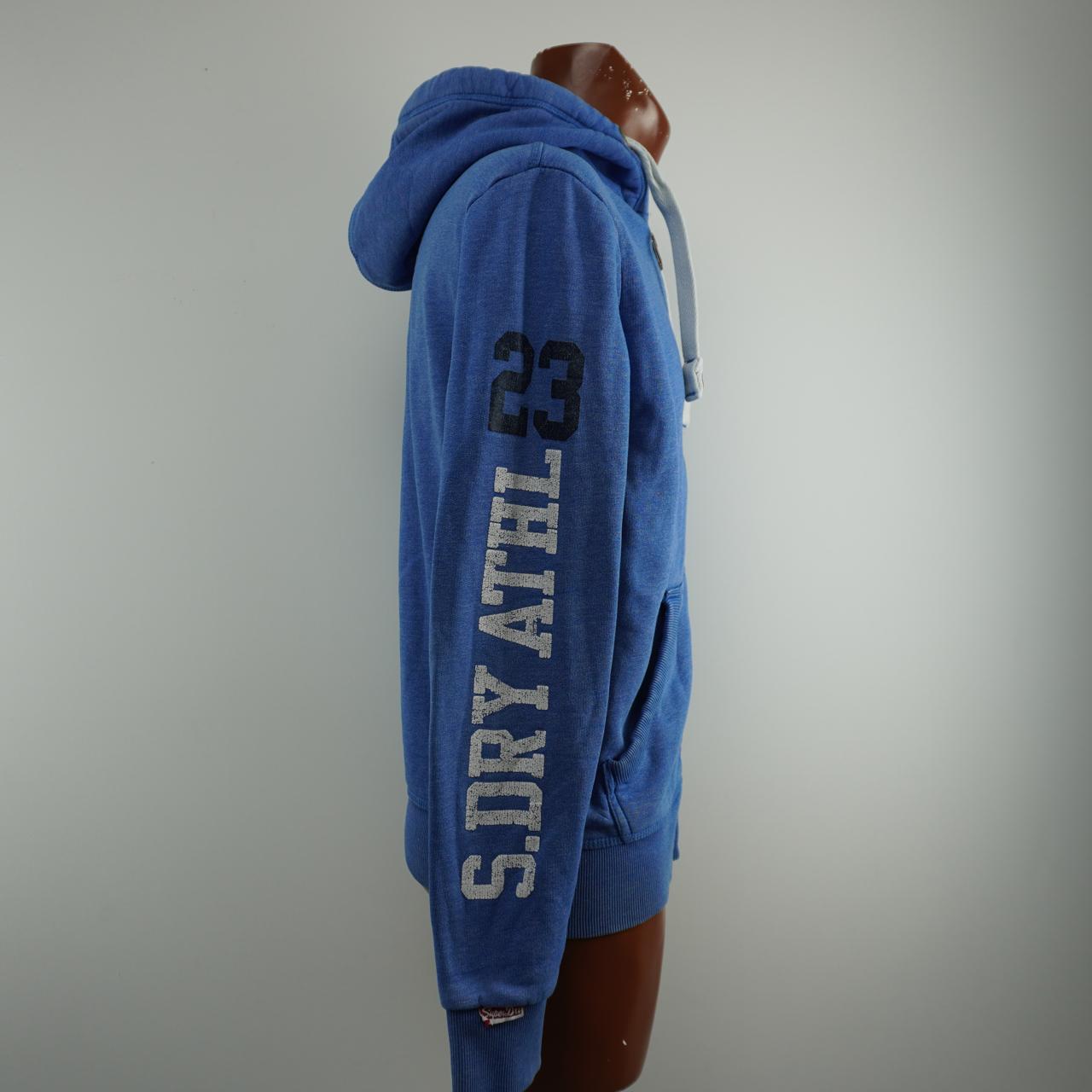 Men's Hoodie Superdry. Blue. M. Used. Satisfactory