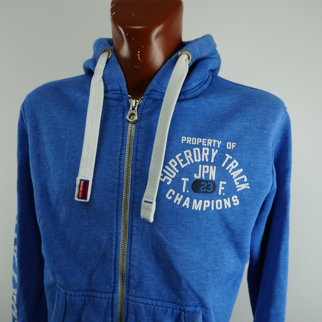 Men's Hoodie Superdry. Blue. M. Used. Satisfactory