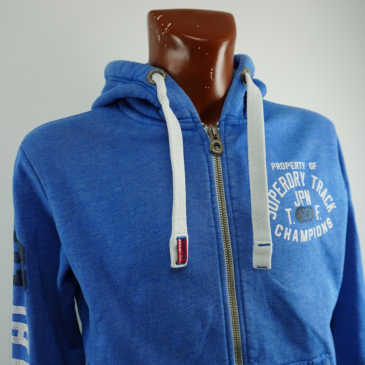 Men's Hoodie Superdry. Blue. M. Used. Satisfactory