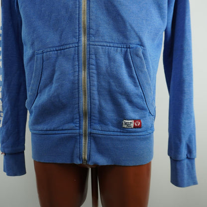 Men's Hoodie Superdry. Blue. M. Used. Satisfactory