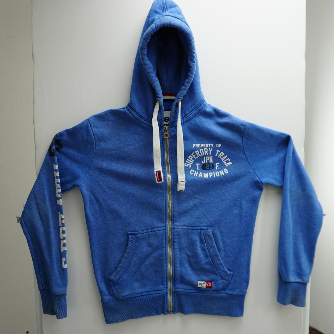 Men's Hoodie Superdry. Blue. M. Used. Satisfactory