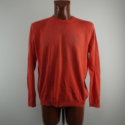 Men's Sweater Lacoste. Coral. XXL. Used. Good