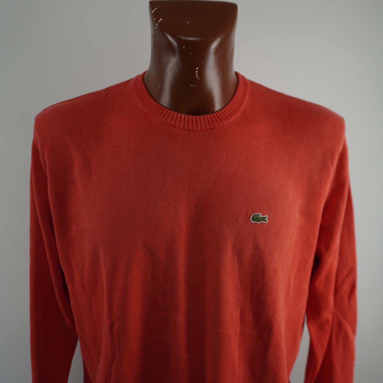 Men's Sweater Lacoste. Coral. XXL. Used. Good