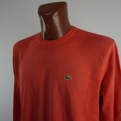 Men's Sweater Lacoste. Coral. XXL. Used. Good