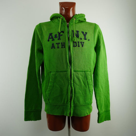 Sudadera con capucha para hombre Abercrombie &amp; Fitch. Verde. XXL. Usada. En buen estado