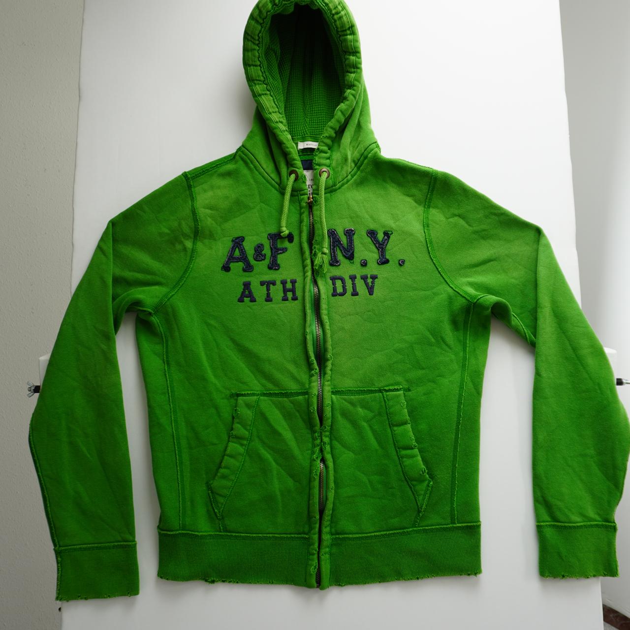 Men's Hoodie Abercrombie & Fitch. Green. XXL. Used. Good