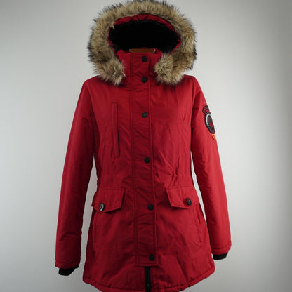 Women's Parka Superdry. Red. L. Used. Good