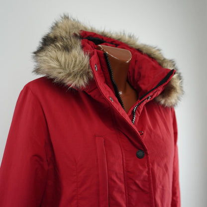 Women's Parka Superdry. Red. L. Used. Good