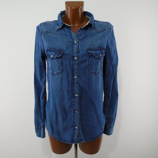 Women's Shirt Tommy Hilfiger. Dark blue. M. Used. Good