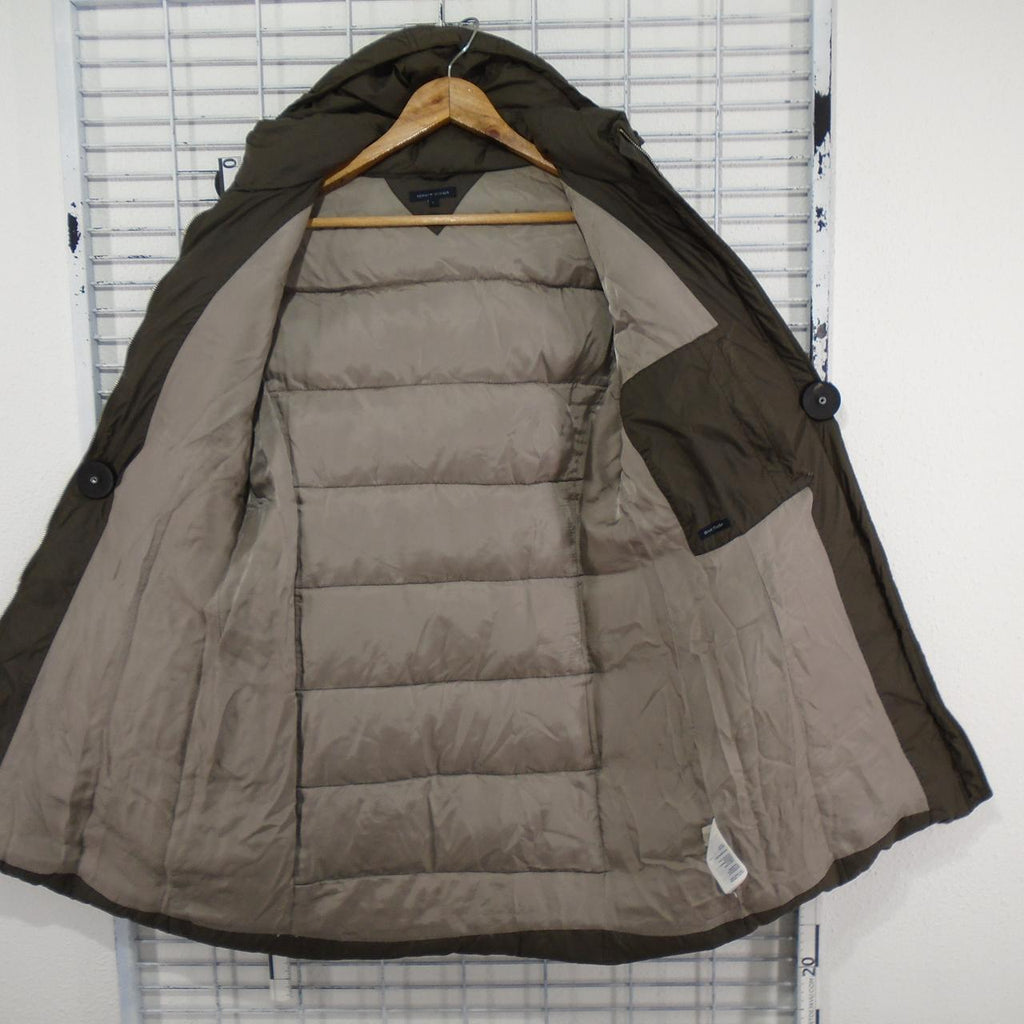 Women's Coat Tommy Hilfiger. Brown. L. Used. Good