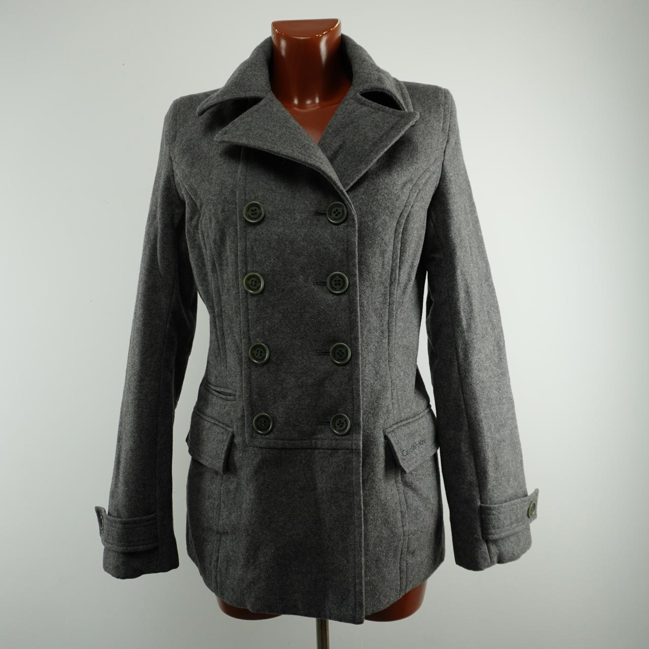 Women's Coat Calvin Klein. Grey. M. Used. Good