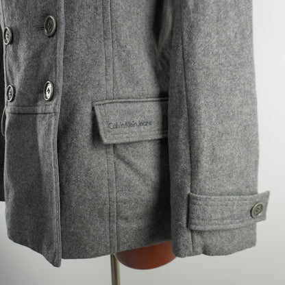 Women's Coat Calvin Klein. Grey. M. Used. Good