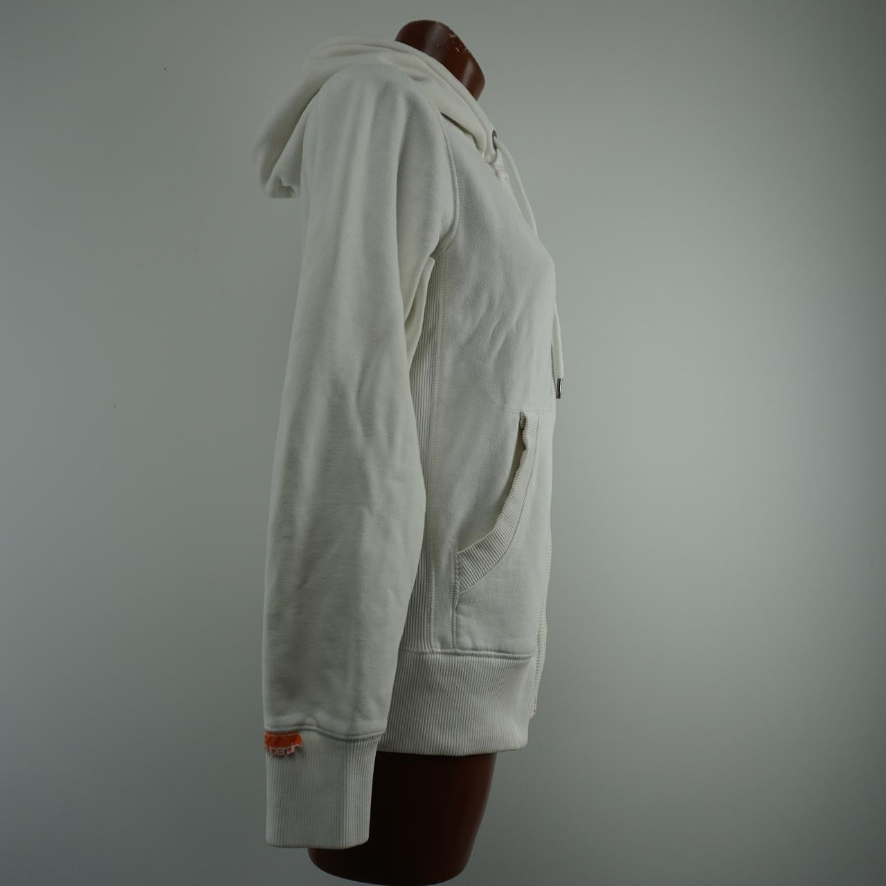 Women's Hoodie Superdry. White. S. Used. Good