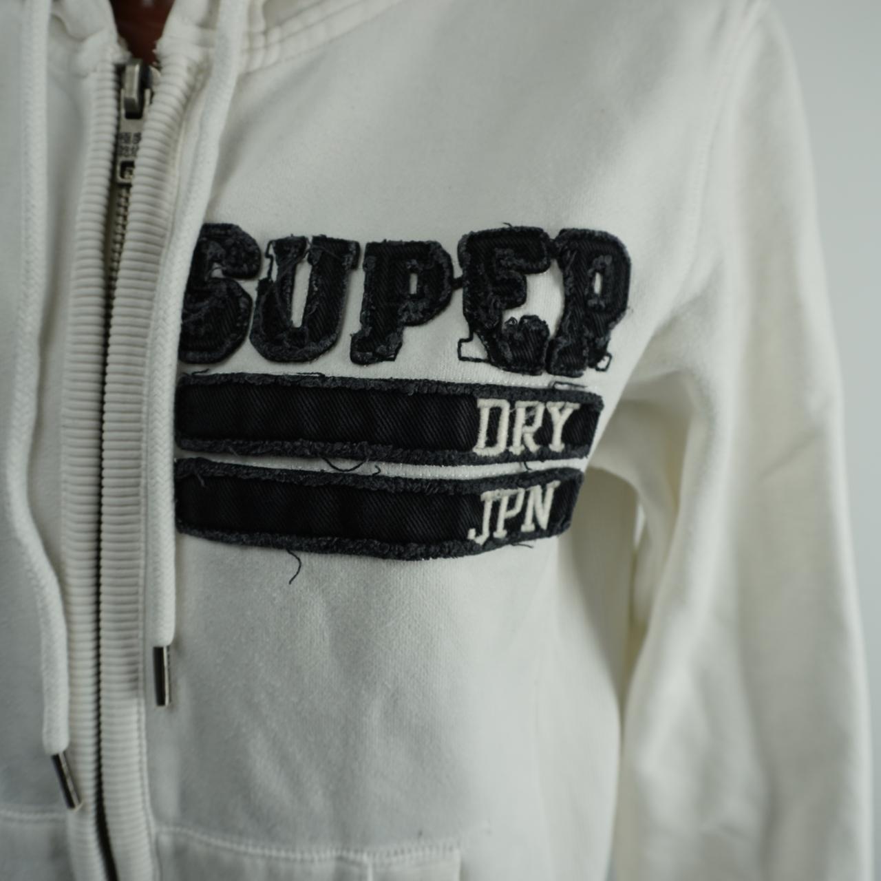 Women's Hoodie Superdry. White. S. Used. Good