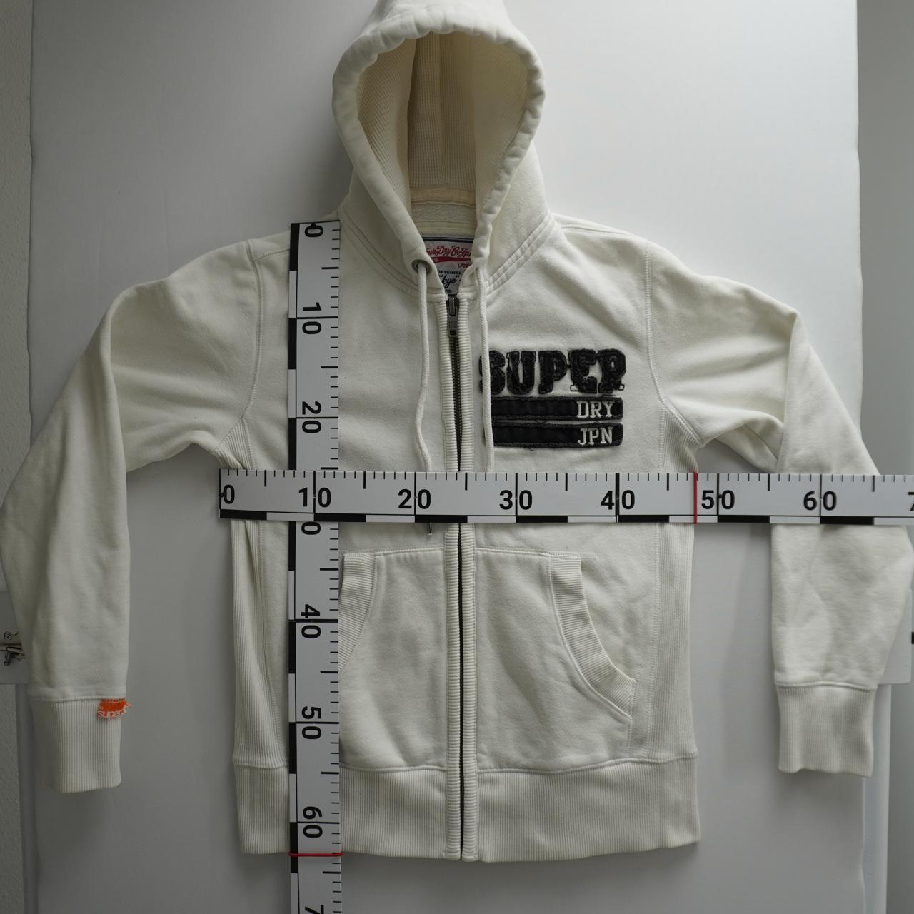 Women's Hoodie Superdry. White. S. Used. Good