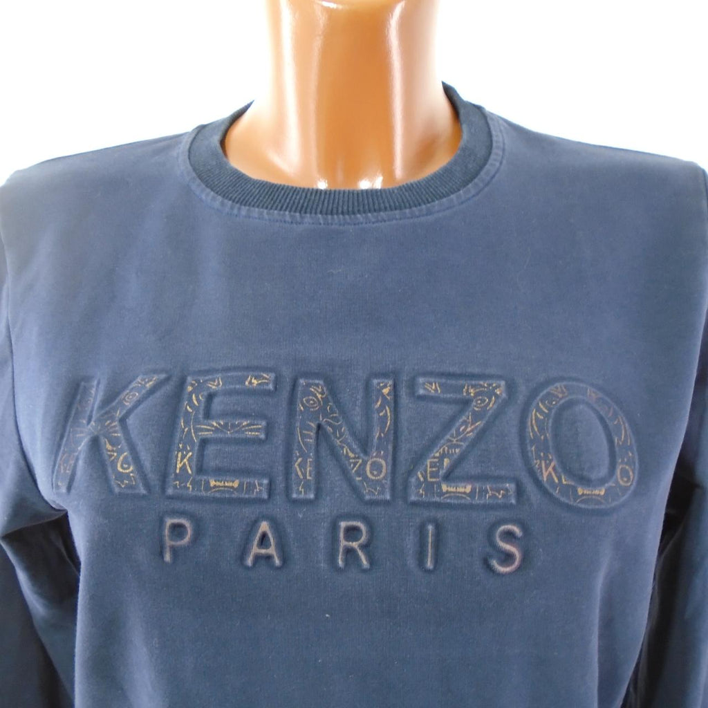 Women's Sweatshirt Kenzo. Dark Blue. M. Used. Good