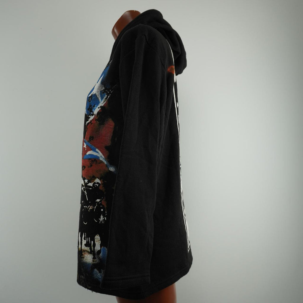 Sudadera con capucha para mujer Enterpris. Negra. M. Usada. Buena calidad