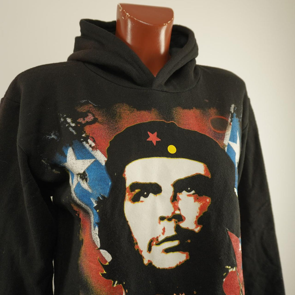 Sudadera con capucha para mujer Enterpris. Negra. M. Usada. Buena calidad