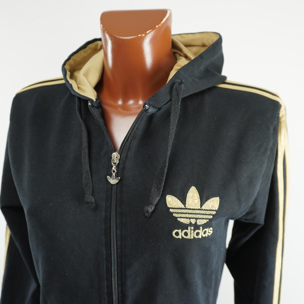 Women's Hoodie Adidas. Black. XXL. Used. Satisfactory