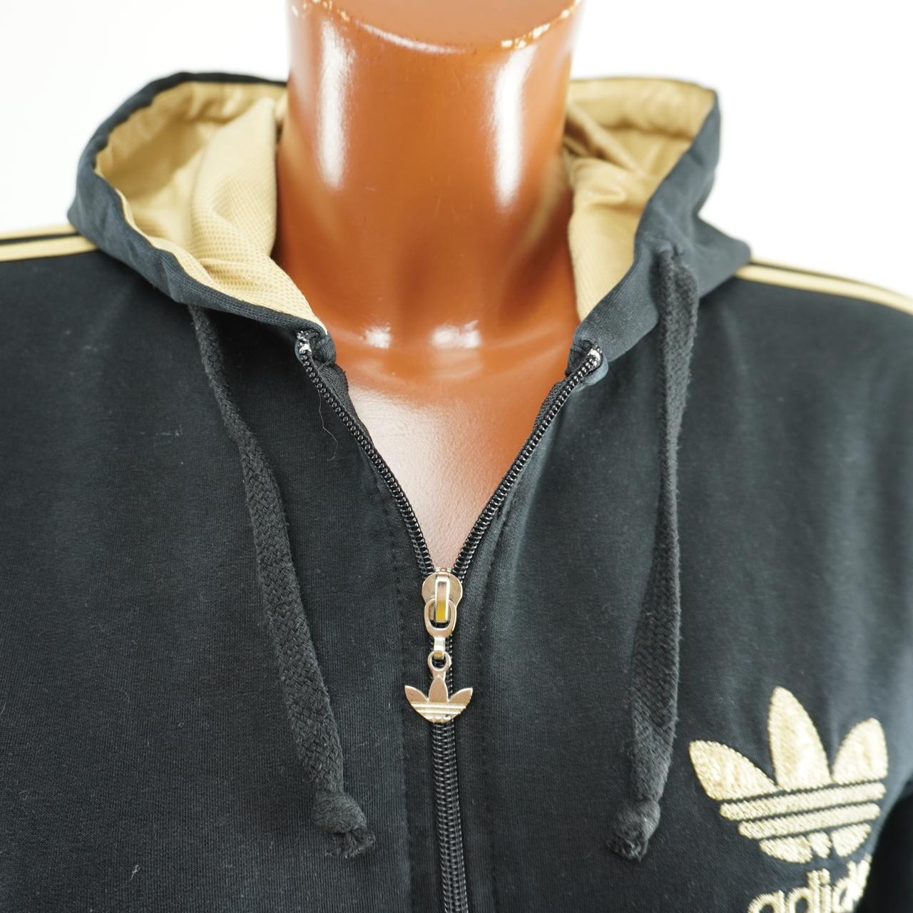 Women's Hoodie Adidas. Black. XXL. Used. Satisfactory