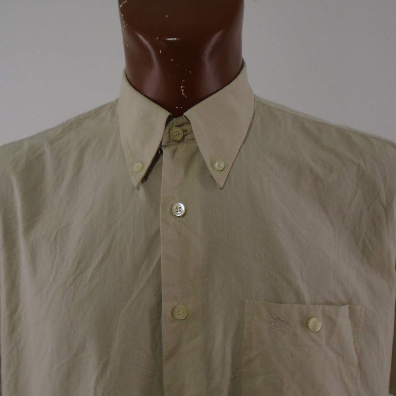 Men's Shirt Burberry. Beige. XL. Used. Good