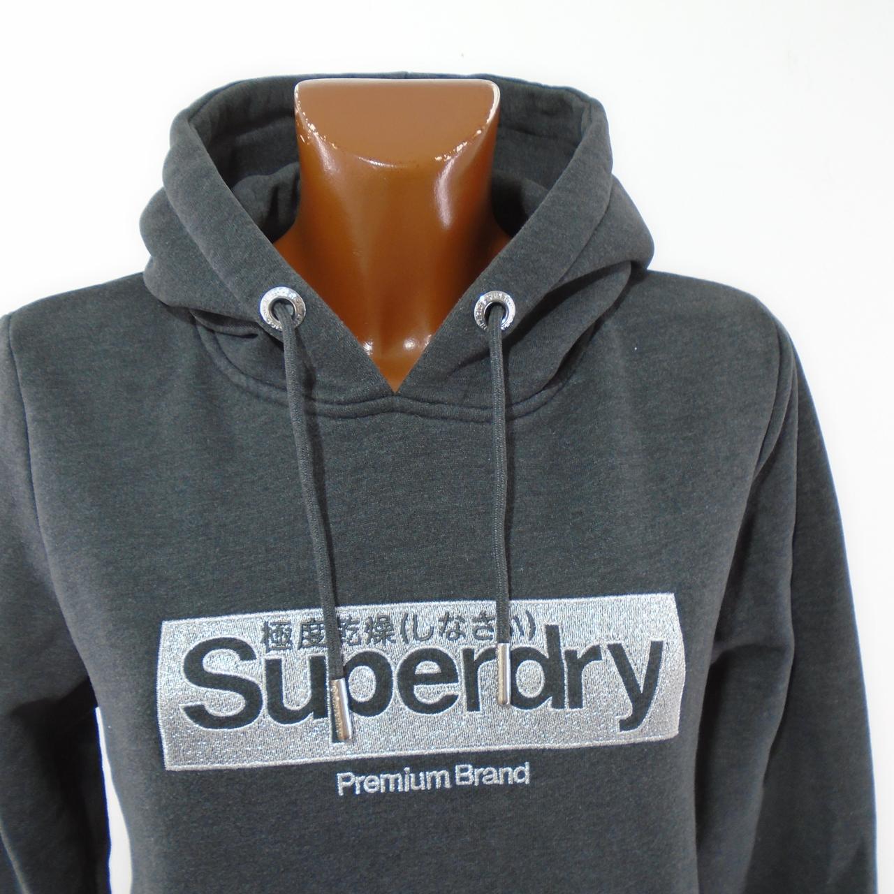 Sudadera con capucha para mujer Superdry. Gris. SG. Usado. Bien