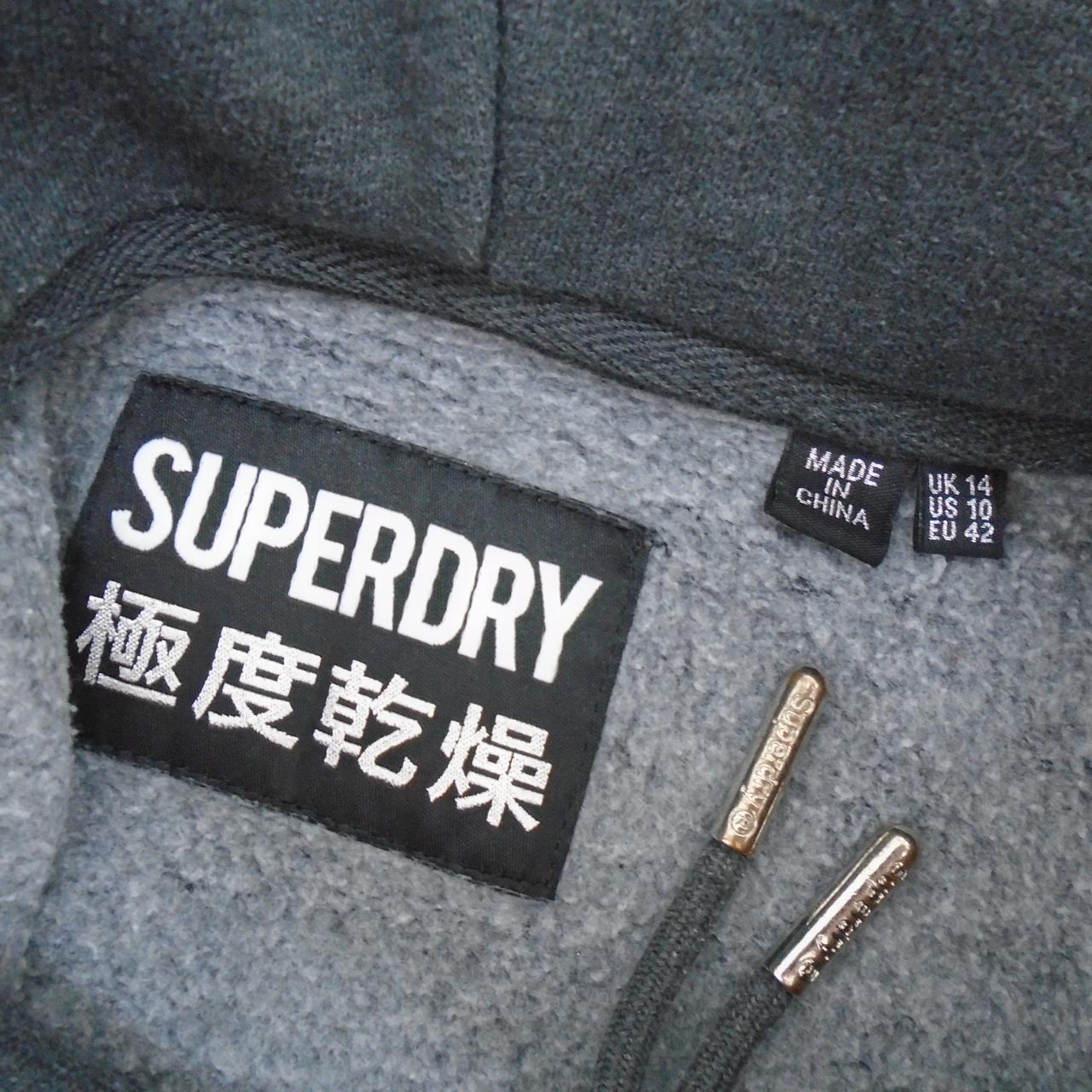 Superdry Kapuzenpullover für Damen. Grau. XL. Gebraucht. Gut