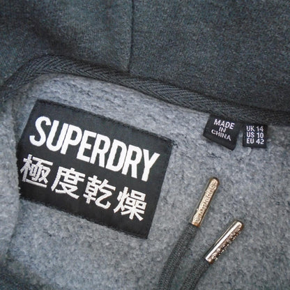 Sudadera con capucha para mujer Superdry. Gris. SG. Usado. Bien