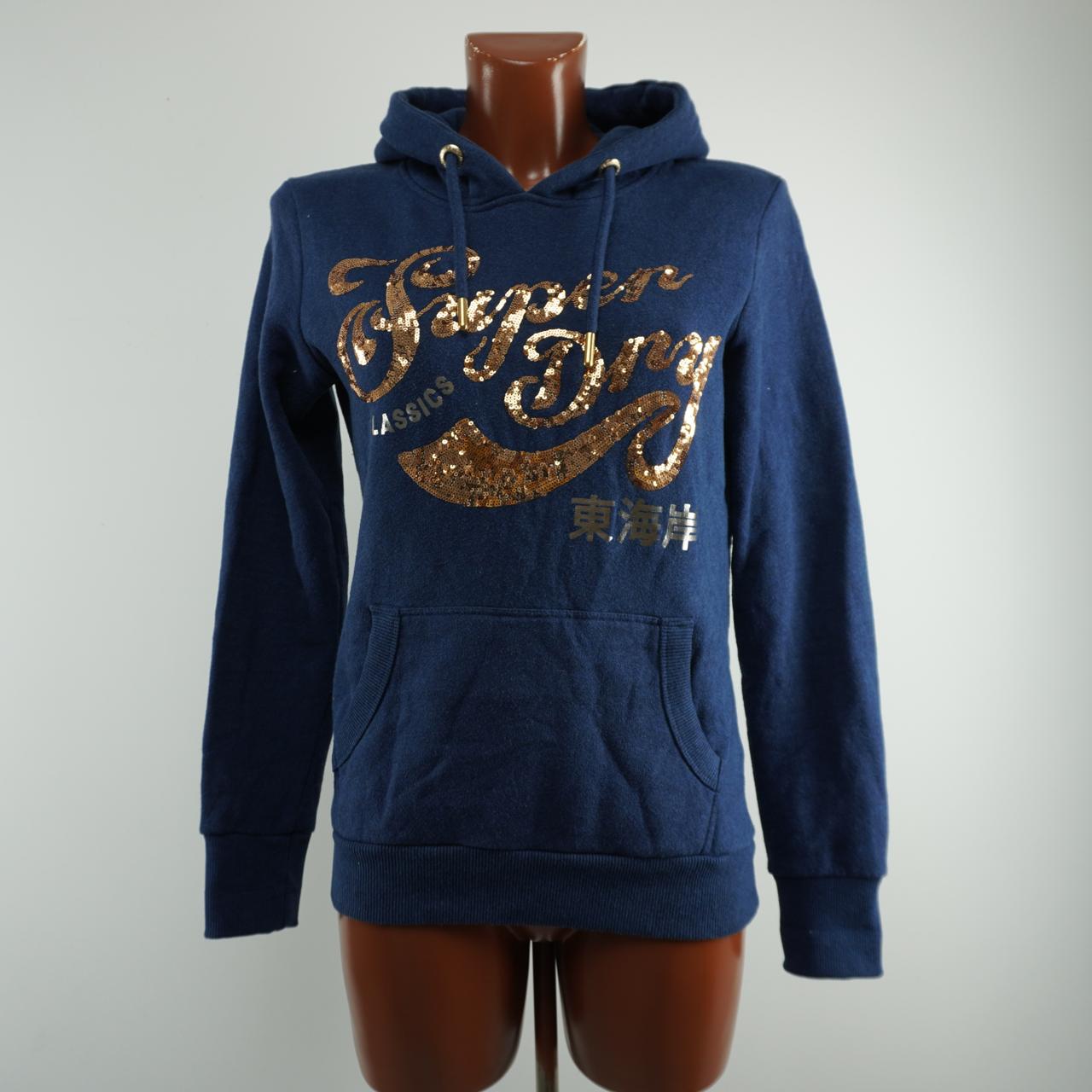 Women's Hoodie Superdry. Dark blue. M. Used. Good