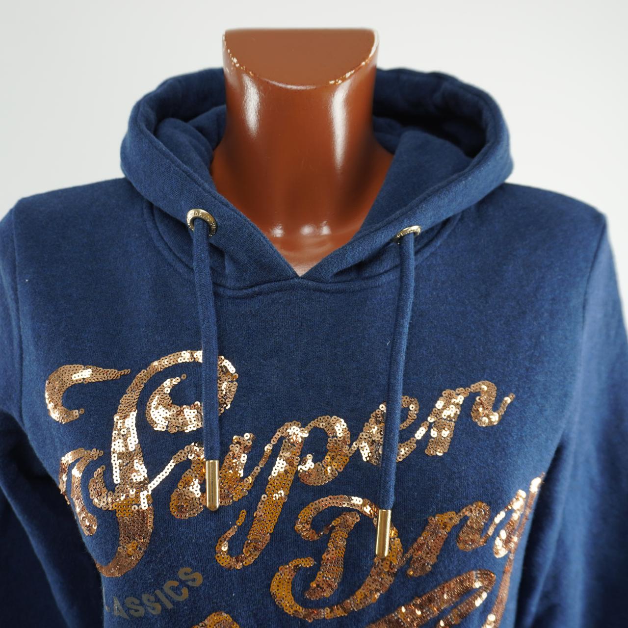 Women's Hoodie Superdry. Dark blue. M. Used. Good