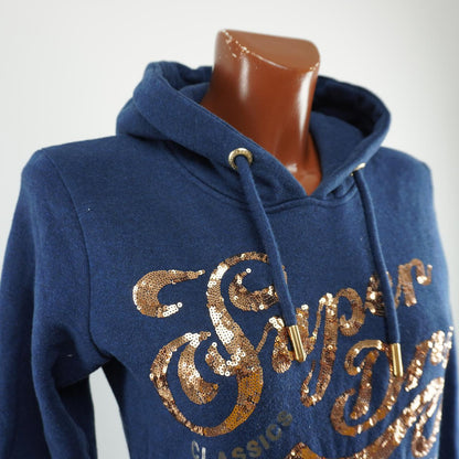 Women's Hoodie Superdry. Dark blue. M. Used. Good