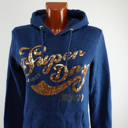 Women's Hoodie Superdry. Dark blue. M. Used. Good