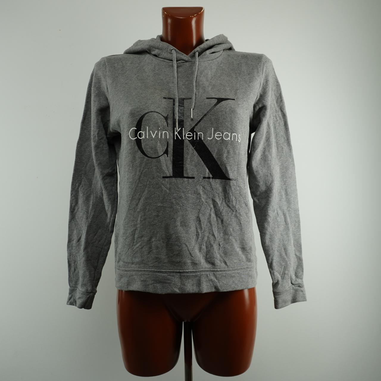 Women's Hoodie Calvin Klein. Grey. S. Used. Good