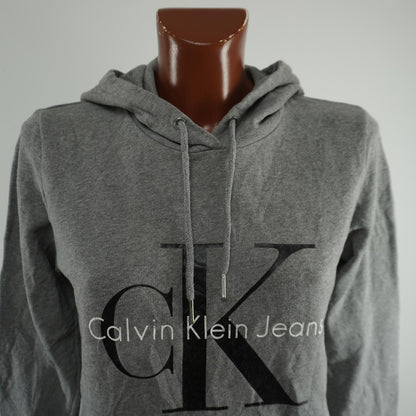 Women's Hoodie Calvin Klein. Grey. S. Used. Good