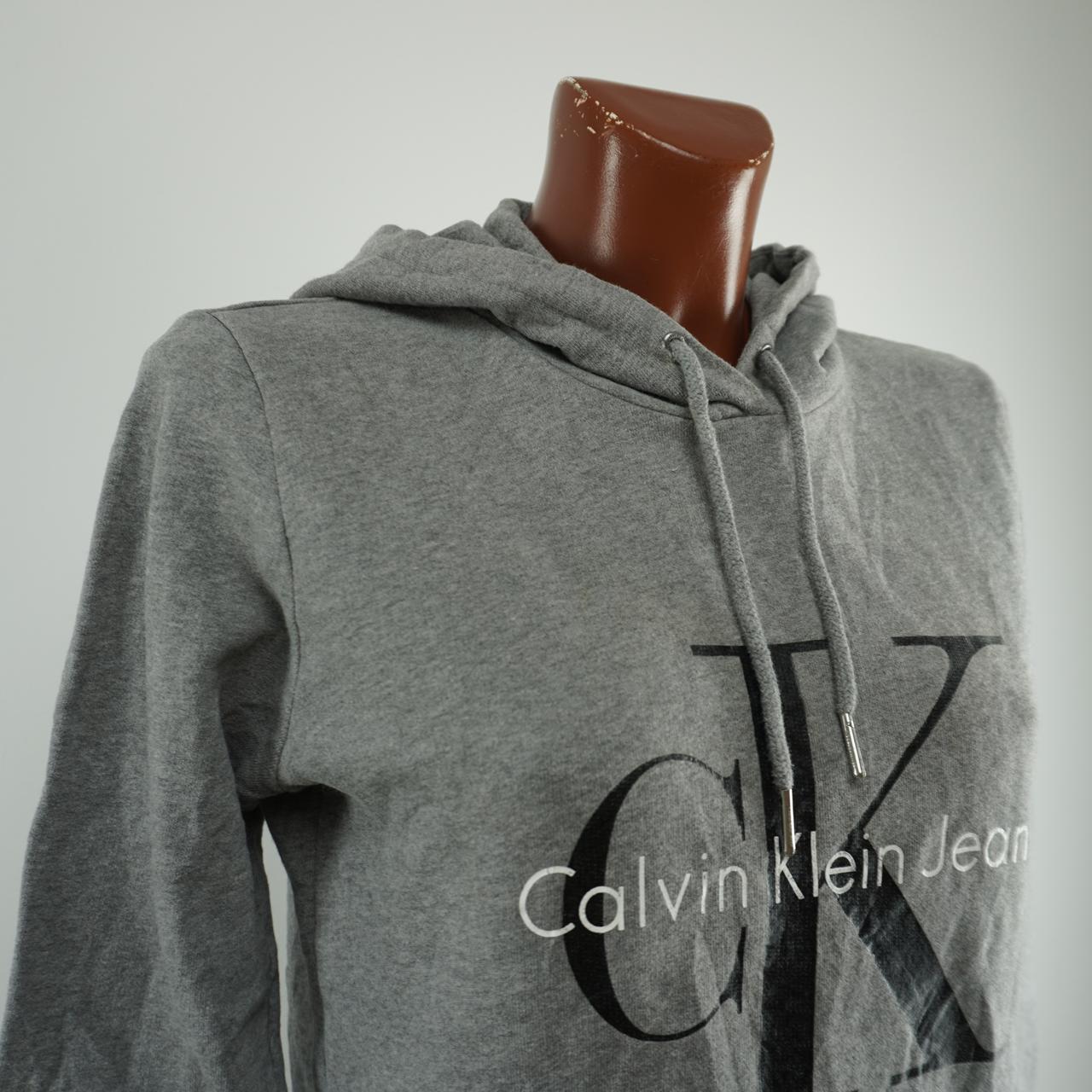 Women's Hoodie Calvin Klein. Grey. S. Used. Good