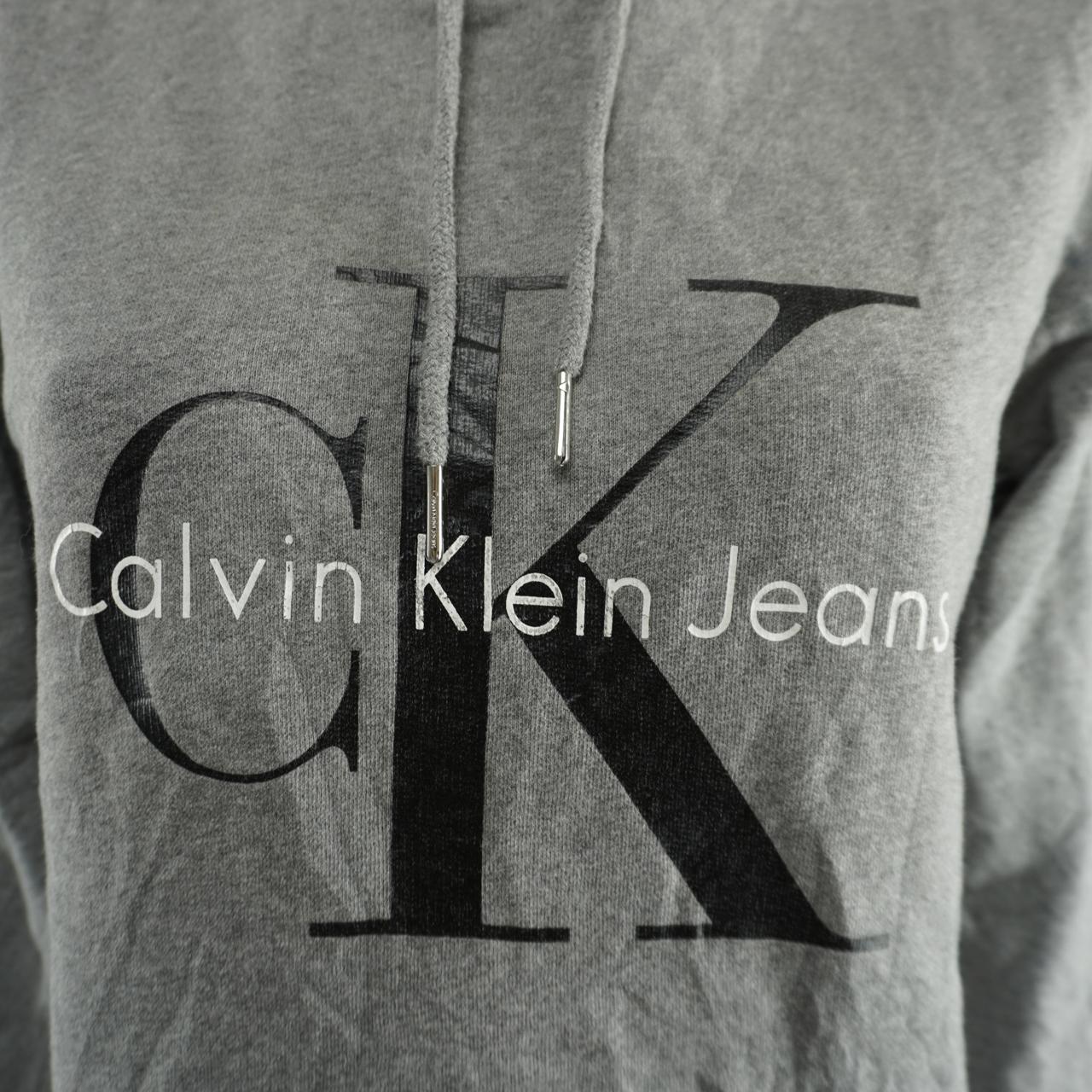 Women's Hoodie Calvin Klein. Grey. S. Used. Good