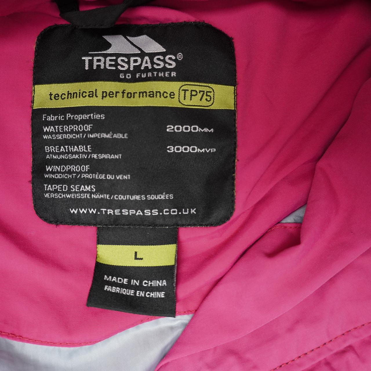 Women's Jacket Trespass. Black. L. Used. Good