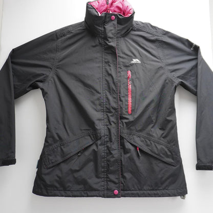 Women's Jacket Trespass. Black. L. Used. Good