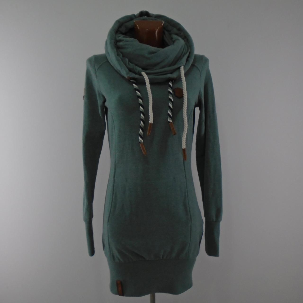 Damen Hoodie Kleid Naketano. Grün. S. Gebraucht. Gut