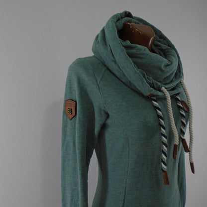 Women's Hoodie Dress Naketano. Green. S. Used. Good