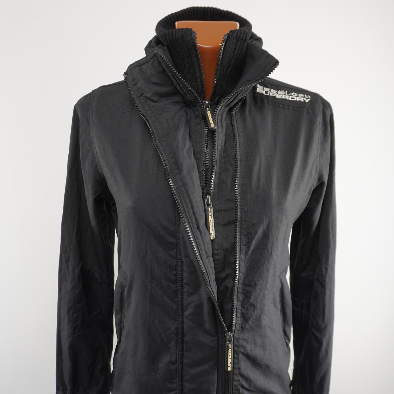 Women's Jacket Superdry. Black. S. Used. Good