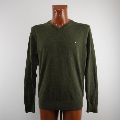 Men's Sweater Tommy Hilfiger. Khaki. XL. Used. Good