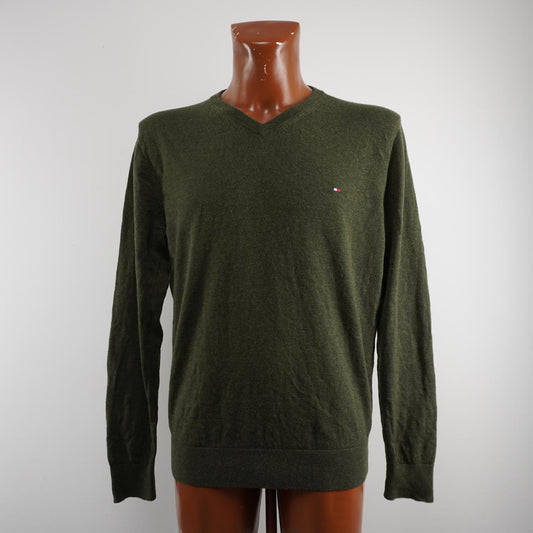 Men's Sweater Tommy Hilfiger. Khaki. XL. Used. Good