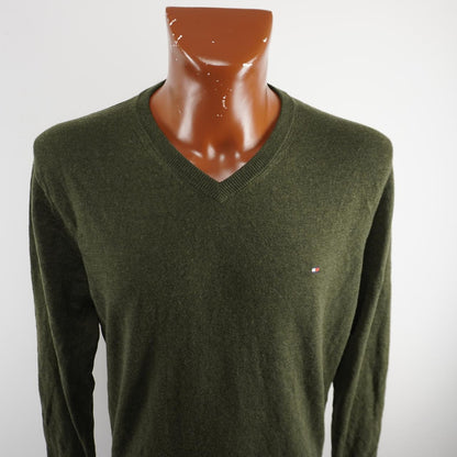 Men's Sweater Tommy Hilfiger. Khaki. XL. Used. Good