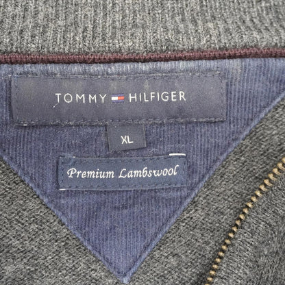 Men's Sweater Tommy Hilfiger. Grey. XL. Used. Good