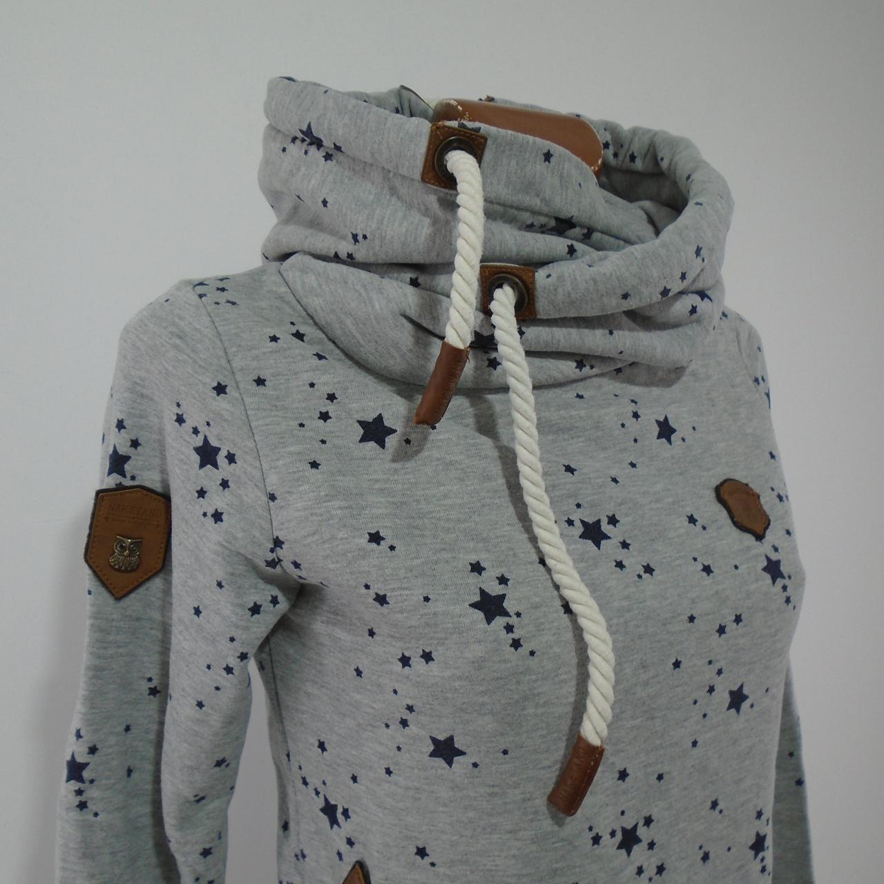 Women's Hoodie Naketano. Grey. S. Used. Good